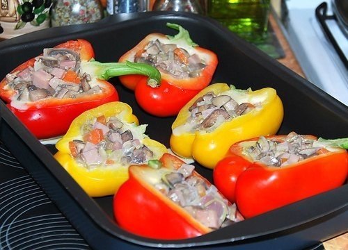 Сладкий перец с начинкой